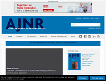 Tablet Screenshot of ajnr.org